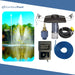 Scott Aerator Clover Fountain Masterpiece Bundle - 30ft White Lights 2 Light Sets - Including Float, Light Timer, Cords, Nozzle, and Mooring Line