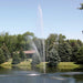 Scott Aerator Clover Fountain Masterpiece Bundle - Clover Fountain  On Water Display Showing Fountain Spray Height