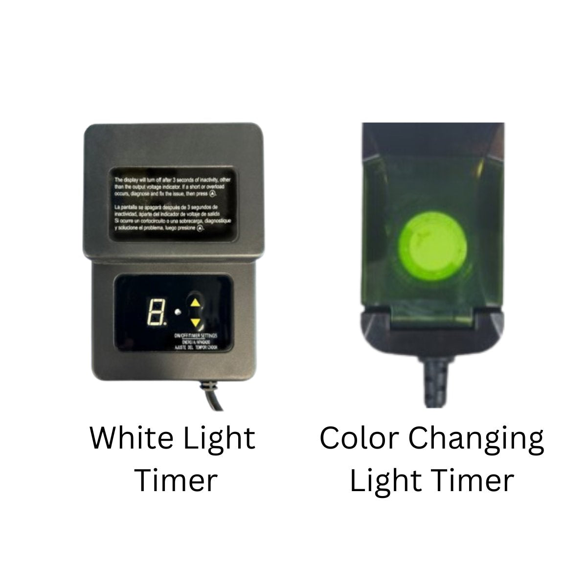 Scott Aerator Clover Fountain Masterpiece Bundle - White Light and Color Changing Light Timers Shown