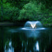 Scott Aerator DA-20 Aerating Fountain Masterpiece Bundle - DA-20 Fountain On a Dark Water with Led Light