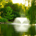 Scott Aerator DA-20 Aerating Fountain Masterpiece Bundle - DA-20 On Water with Beautiful Trees in the Background