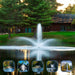 Scott Aerator Great Lakes Pond Fountain - Included Spray Patterns Baystone, Cambridge, Tudor, Millbrook, and Gusher On Water Display