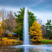 Scott Aerator Triad Fountain Masterpiece Bundle - Triad Fountain Showcasing the Cambrdige Spray Pattern
