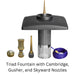 Scott Aerator Triad Fountain Masterpiece Bundle - Triad Fountain with Three Nozzles Shown