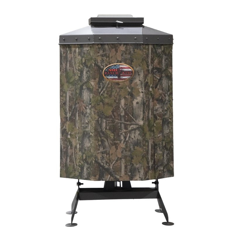 Texas Avenger Fish Feeder - Showing the 250 lb model of the feeder - studio image