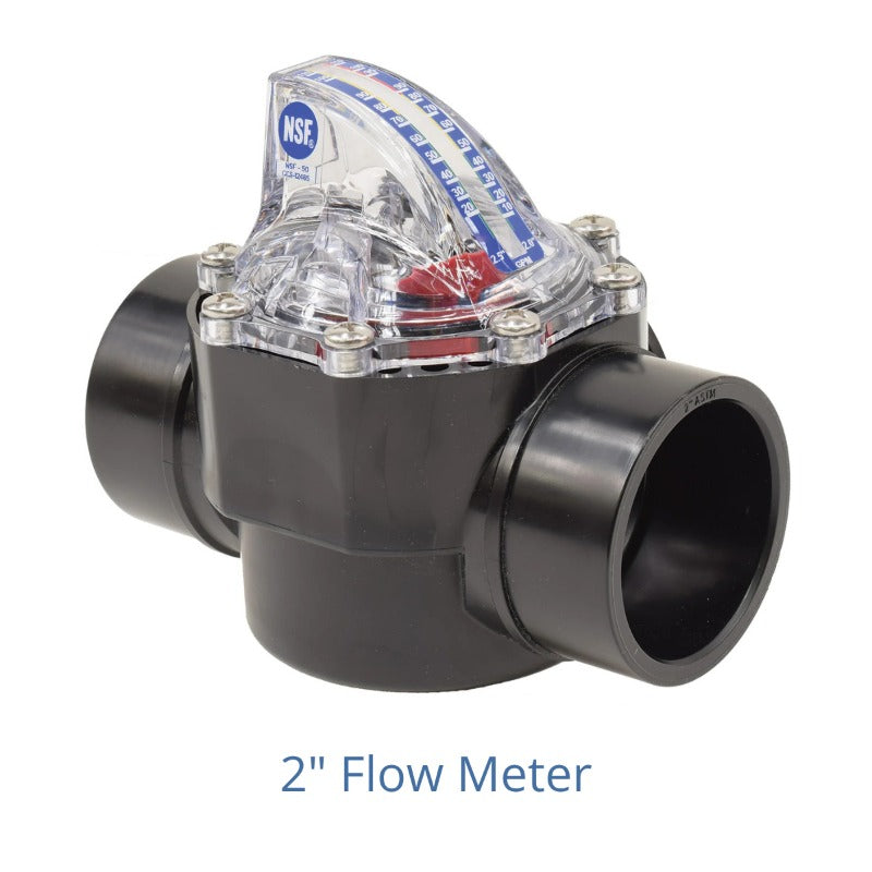 Two-inch flow meter for the EasyPro Recreational Swim Pond Kit