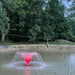 Vanguard Color Changing Fountain LED Lights Red with Trees at the Background