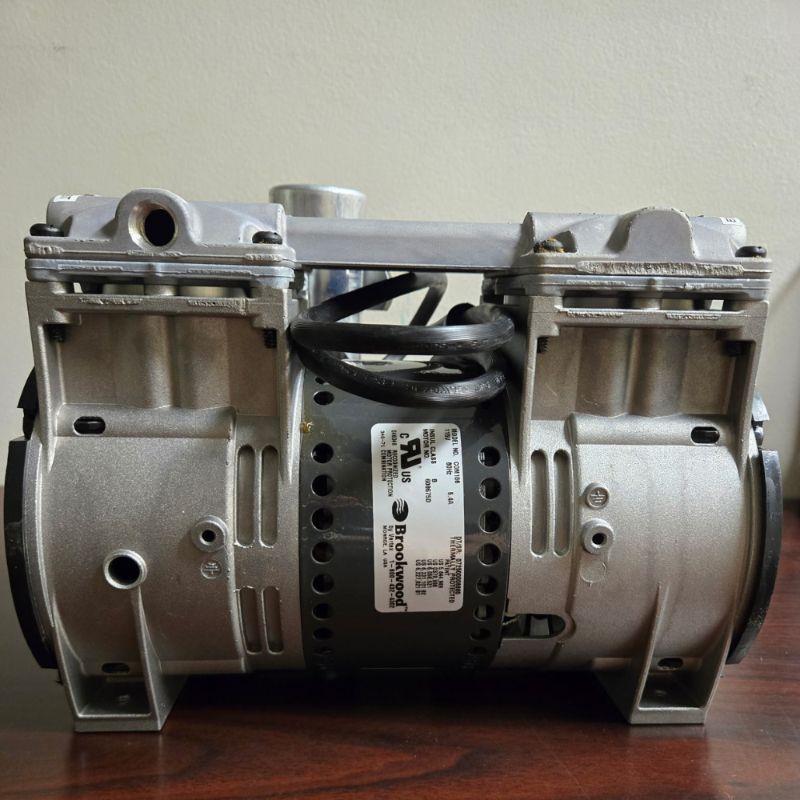 Vertex 1/3 HP Single Piston Replacement Compressor - Right Side View of the Compressor