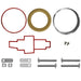 Vertex 1/4 HP Compressor Rebuild Kit | COM500-MK - All parts of the rebuild kit shown