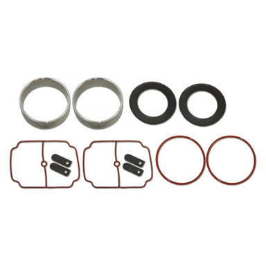 Vertex 3/4 HP Brookwood Compressor Rebuild Kit - All parts of the rebuild kit shown