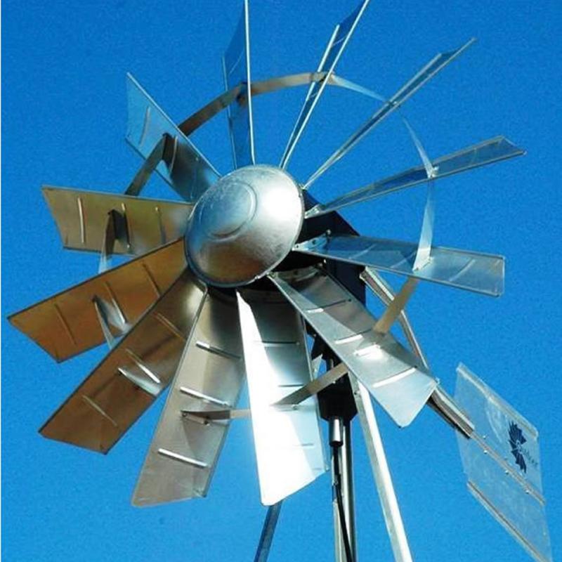 Outdoor Water Solutions Super Premier Windmill Pond Aerator - Close up view of the windmill blade