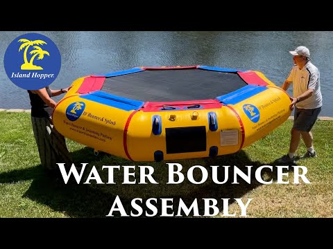How to Set Up an Inflatable Water Bouncer trampoline
