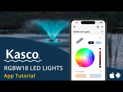 RGBW18 LED Light Kit App Tutorial