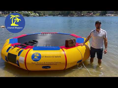 How to Anchor an Island Hopper Water Trampoline & Water Bouncer