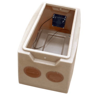 EasyPro SC25 Weatherproof Cabinet With Cooling Fan - Internal View