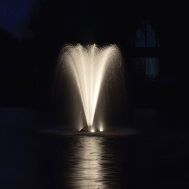 EasyPro Warm White Fountain Light Kit - On Water Display at Night with Warm White Led Light