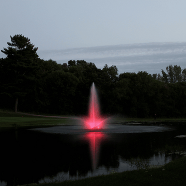 Kasco RGB LED Lighting On Water Display with Red Led Light