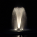 Olympus Fountain Color Changing LED Lights - On Water Display at Night with White Led Light
