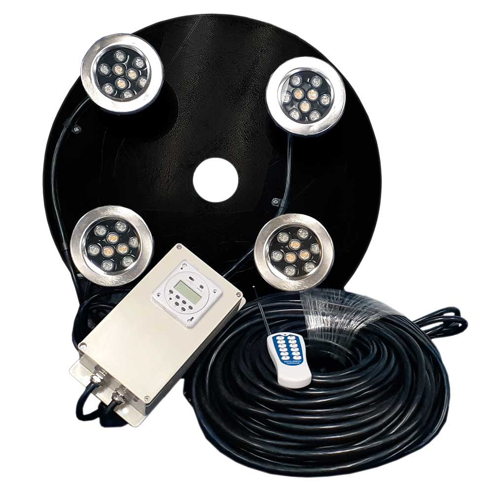 Olympus Fountain Color Changing LED Lights - 4 Led Lights Unit Set
