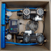 PROLAKE 2.6 Aeration System - Cabinet Internal View with the Compressor