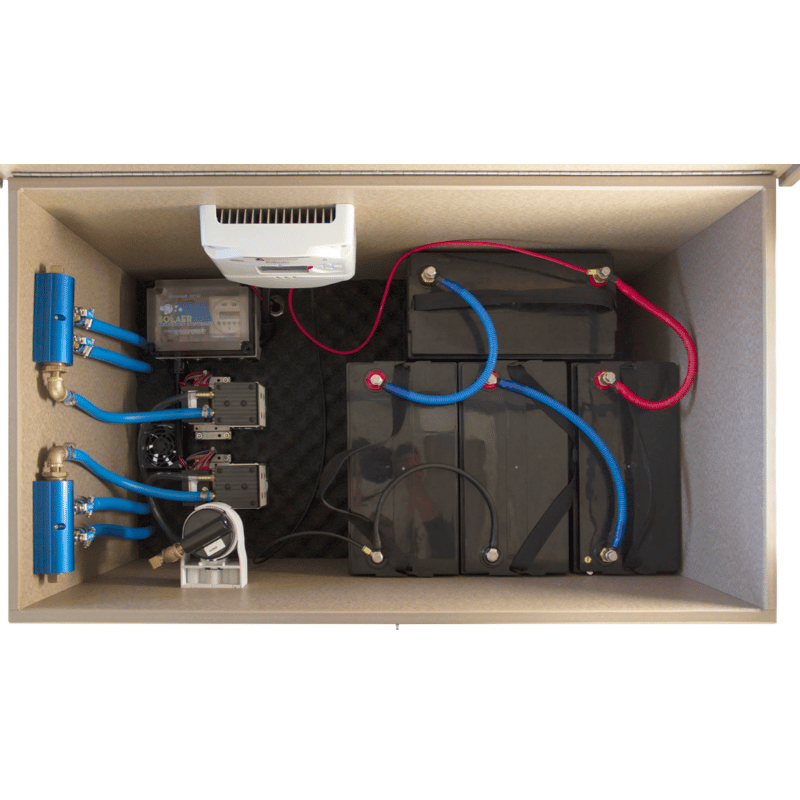 PROLAKE Solaer 2.4 Solar Aeration System - Cabinet Internal View