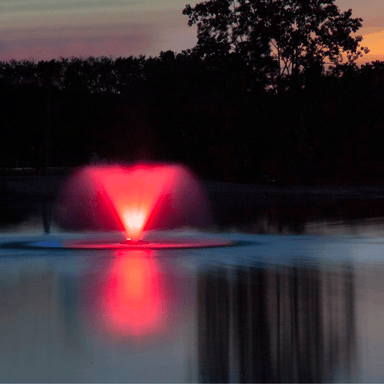 SCOTT AERATOR Color Changing LED Fountain Lights - On Water Display with Red Led Light